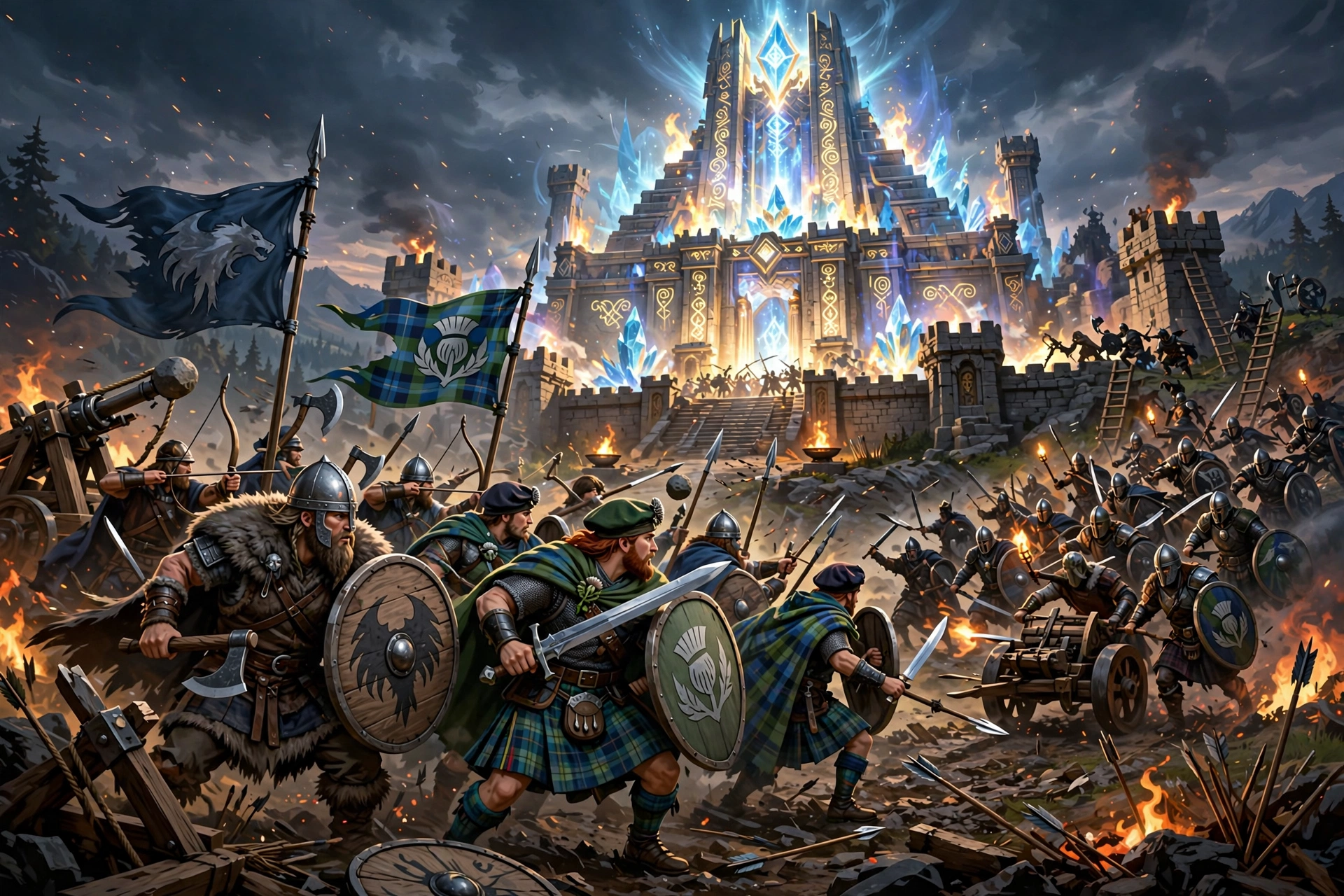 age of empires 4 raiders of the north Crucible co-op battle