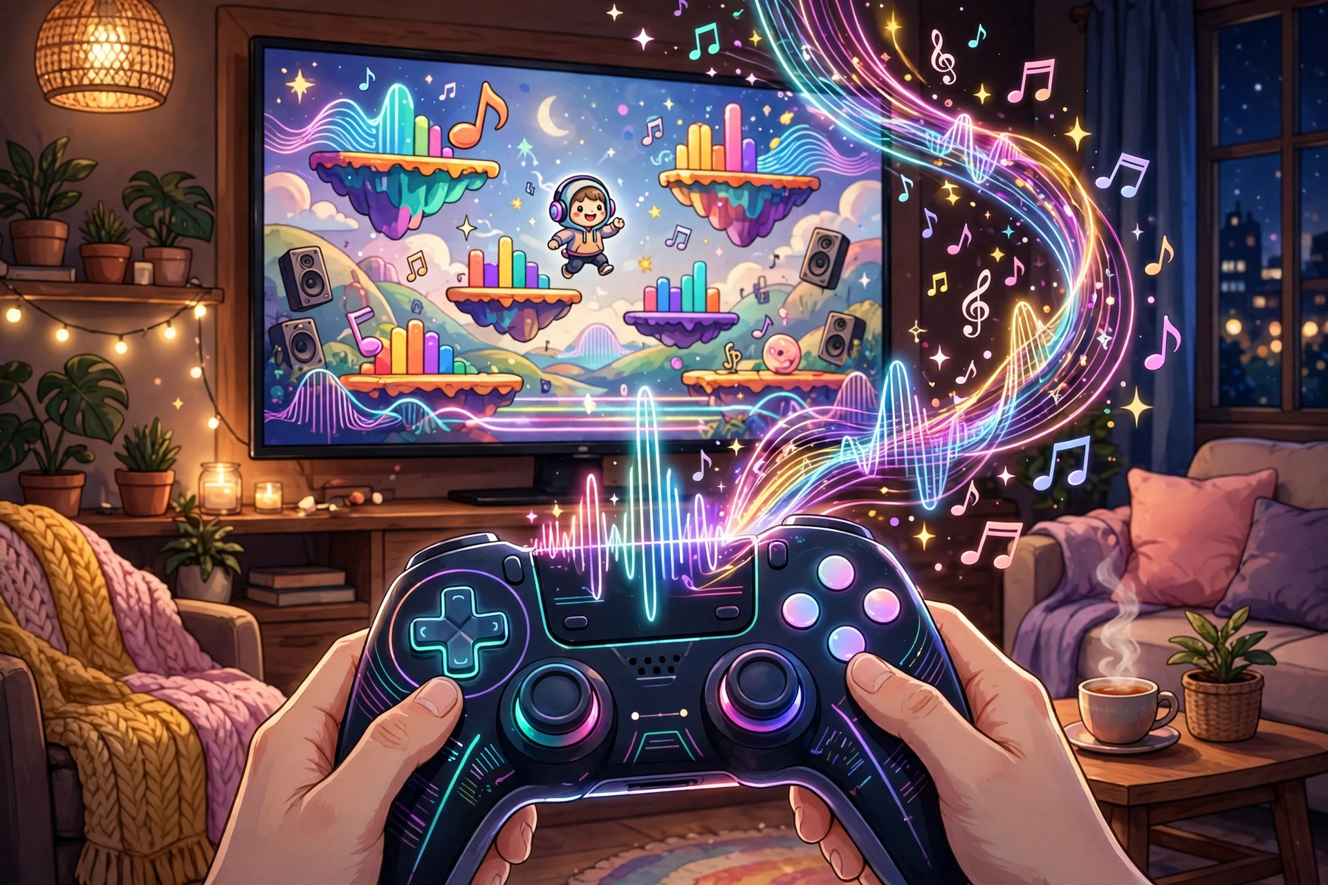 suri the seventh note DualSense haptics controller