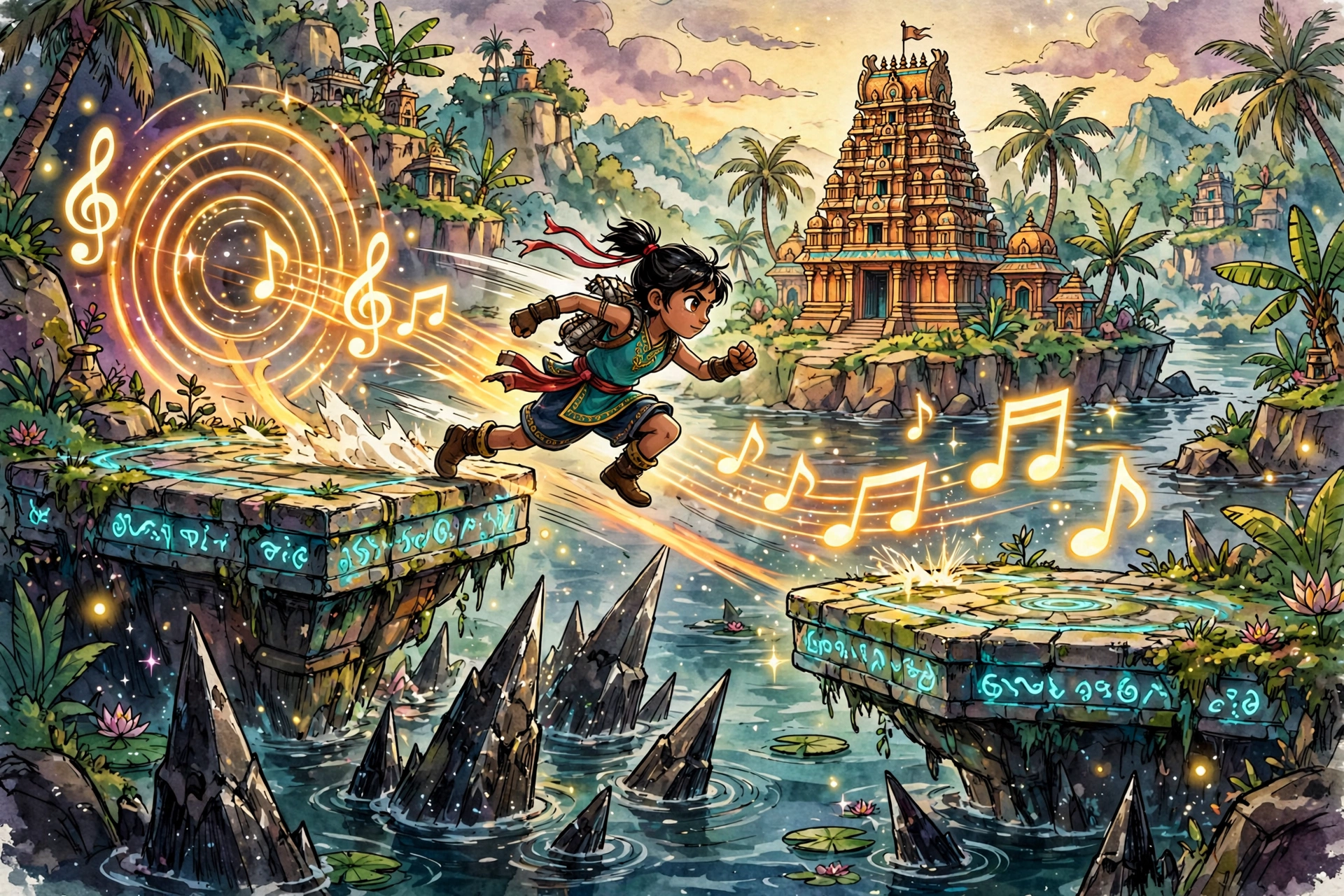 suri the seventh note rhythm platforming
